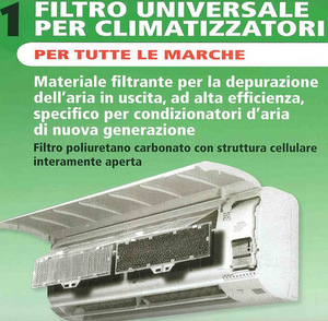 Elettrocasa filtro universale per climatizzatori